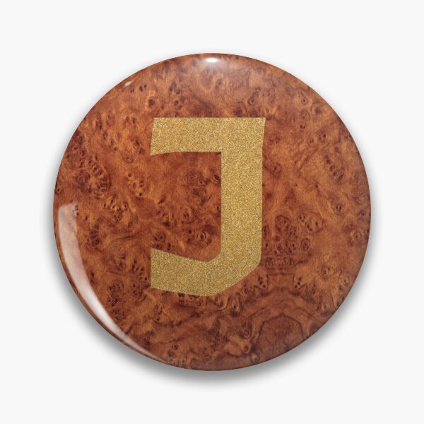 Item preview, Alphabet Letter J – Gold Foil On Wood designed and sold by GoSnappy.