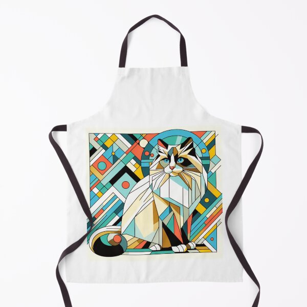 Item preview, Abstract Geometric Ragdoll Cat Art designed and sold by TheAnimalZ00.