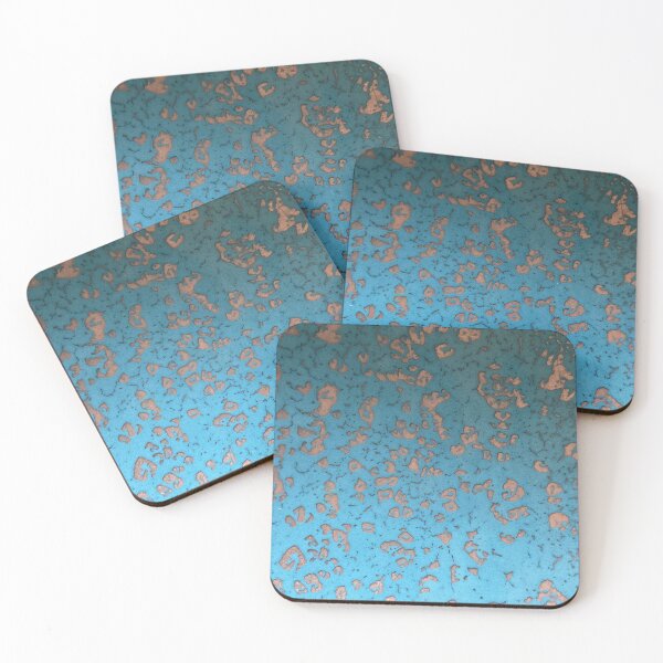 Item preview, Speckled pattern. Copper and turquoise. designed and sold by PumpkinStudioPL.