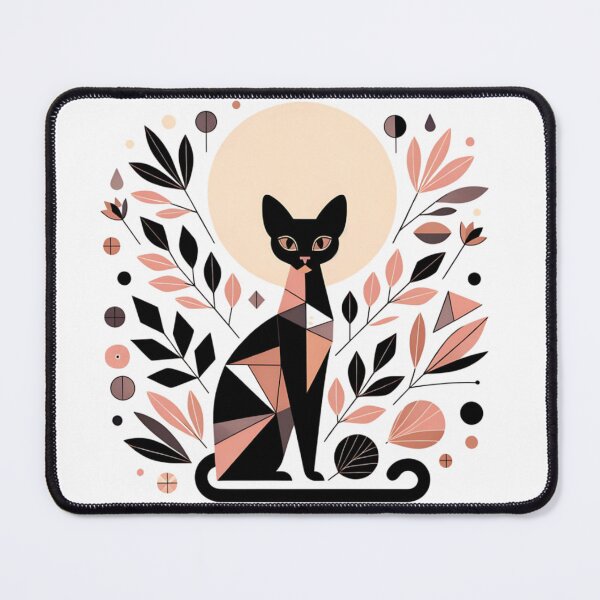 Item preview, Abstract Floral Geometric Bombay Cat  designed and sold by TheAnimalZ00.