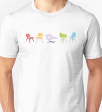 Ray & Charles Eames Chairs Classic Design Unisex T-Shirt