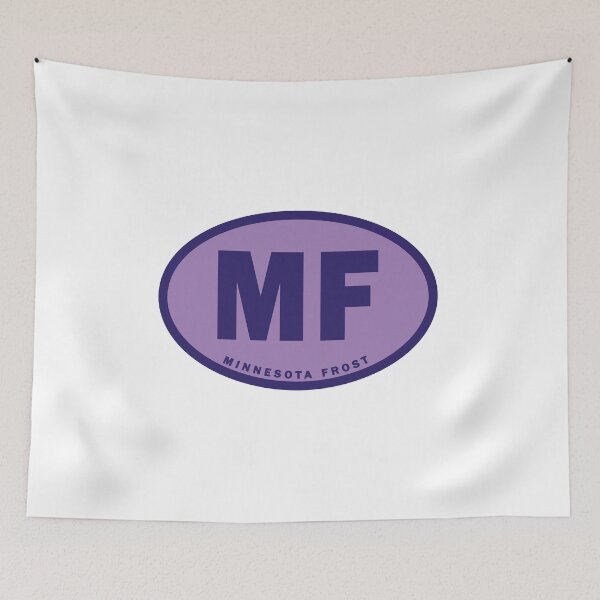 Item preview, Minnesota Frost Colorful Classic Oval designed and sold by HBStickerworks.