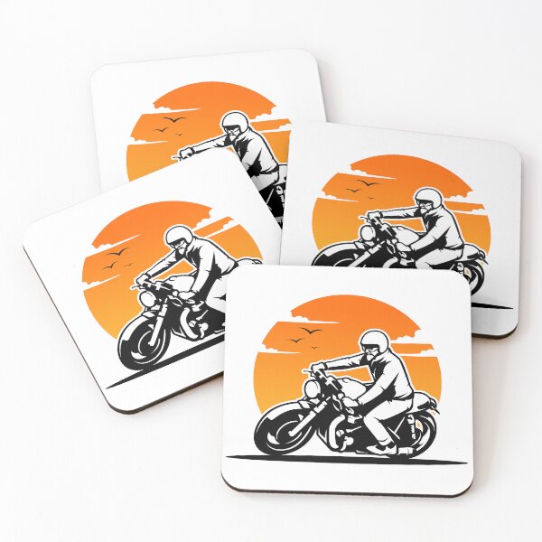 Item preview, Sunset Rider – Vintage Motorcycle Art designed and sold by RaiyaTees.