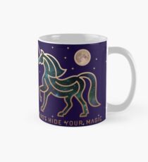 Taza clásica No ocultes tu magia - Unicornio galáctico