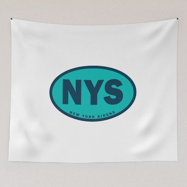 Item preview, New York Sirens Colorful Classic Oval designed and sold by HBStickerworks.