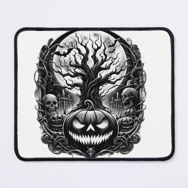 Item preview, pumpkin with tree and full moon Halloween tree , Halloween pumpkin, Halloween tattoo , Halloween at night designed and sold by Expressions-Sel.