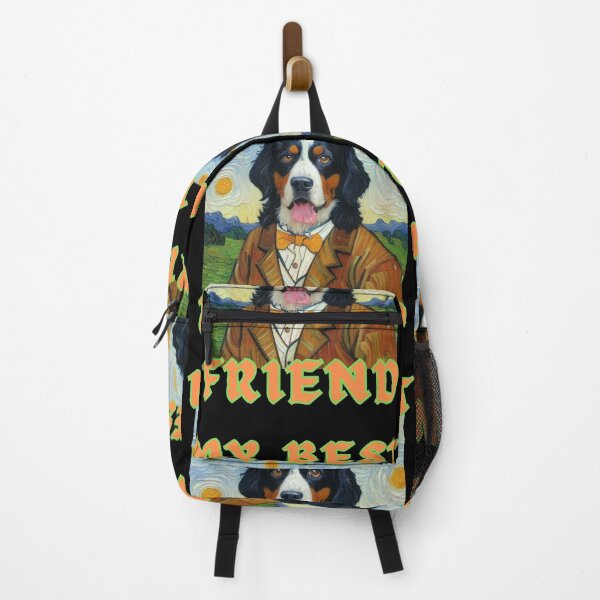 Item preview, Bernese dog is my best friend animal in cute happy van gogh style autumn gifts designed and sold by thankful-loco.