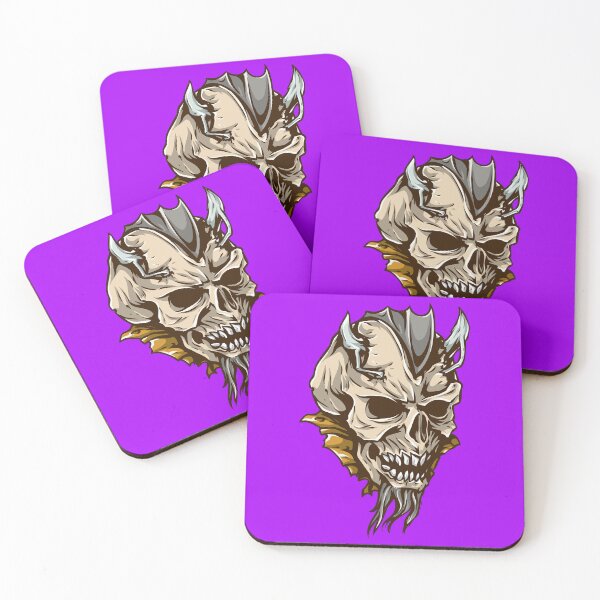 Item preview, tattoo art skull with horns  designed and sold by ak7sailor.