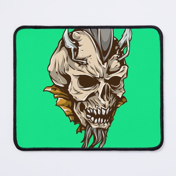 Item preview, tattoo art skull with horns  designed and sold by ak7sailor.