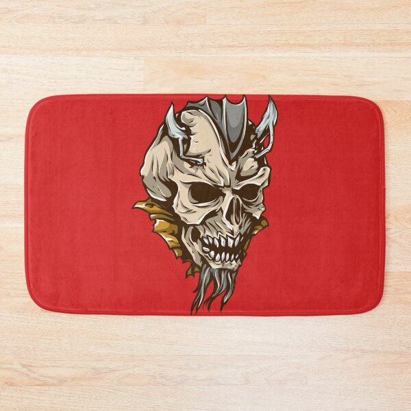 Item preview, tattoo art skull with horns  designed and sold by ak7sailor.