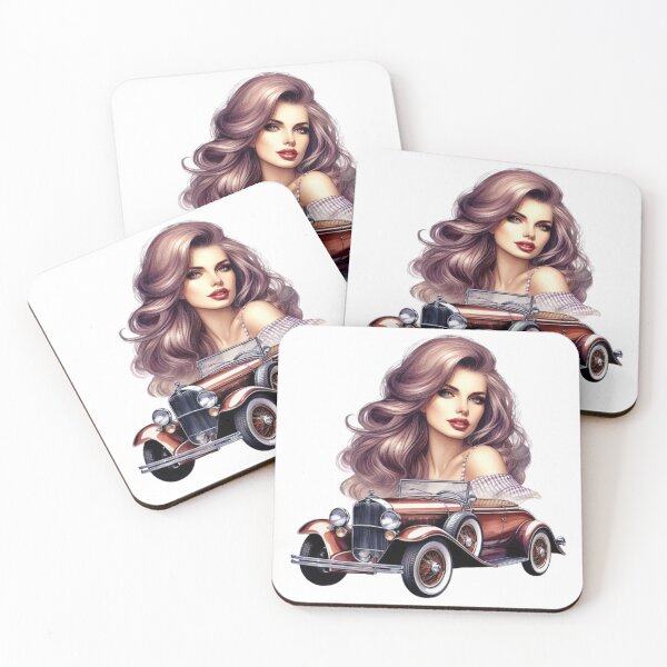 Item preview, “Retro Glamour: Charm and Audacity of Pin-Ups” designed and sold by CHRIST5000.