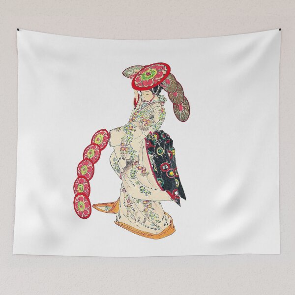 Item preview, Ogata Gekko | Cropped Ukiyo-e | Spring Dancing Girl designed and sold by Maachiel.