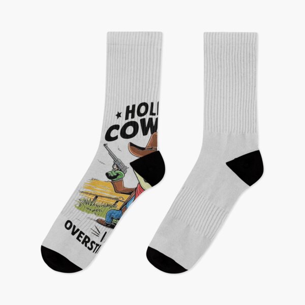 Item preview, Cowboy Frog Cartoon: Hold On, I’m Overstimulated designed and sold by love3617.