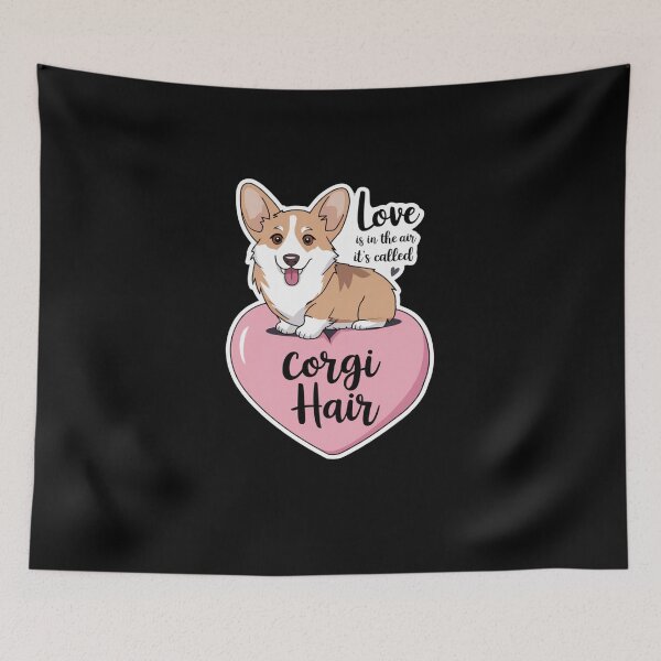 Item preview, Love is in the Air its called Corgi Hair Heart Design designed and sold by Peter Stawicki.