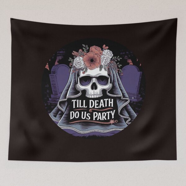 Item preview,  Halloween Wedding | Spooky Wedding | Halloween Party | TILL DEATH DO US PARTY | designed and sold by FitEnvy.