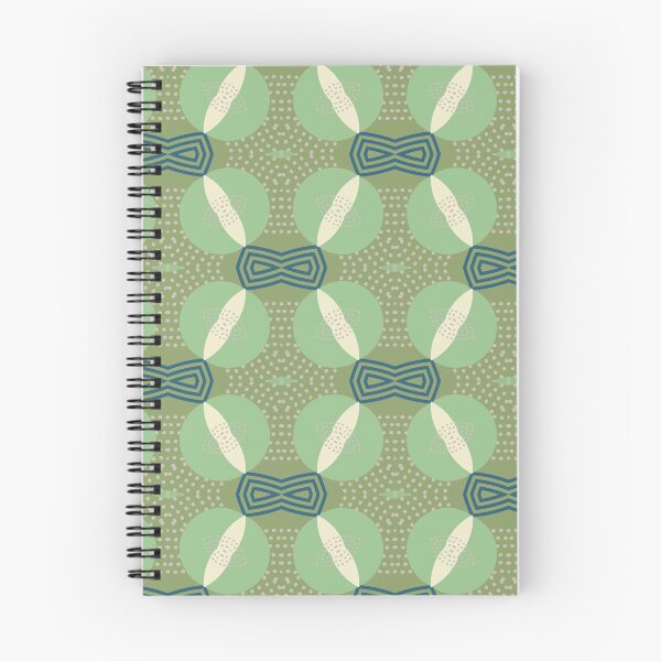 Item preview, Geometric Modern Abstract Pattern Mint Sage Serene Style Variation No.8 designed and sold by MirabiliaMagpie.