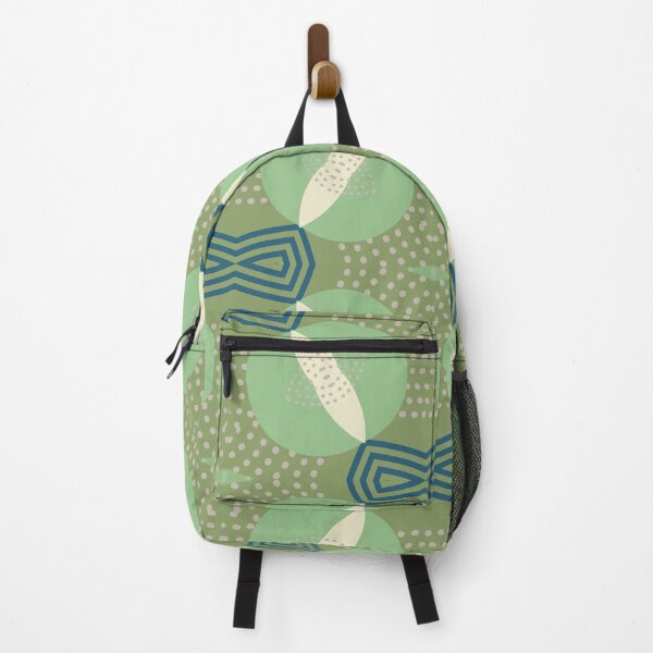 Item preview, Geometric Modern Abstract Pattern Mint Sage Serene Style Variation No.8 designed and sold by MirabiliaMagpie.