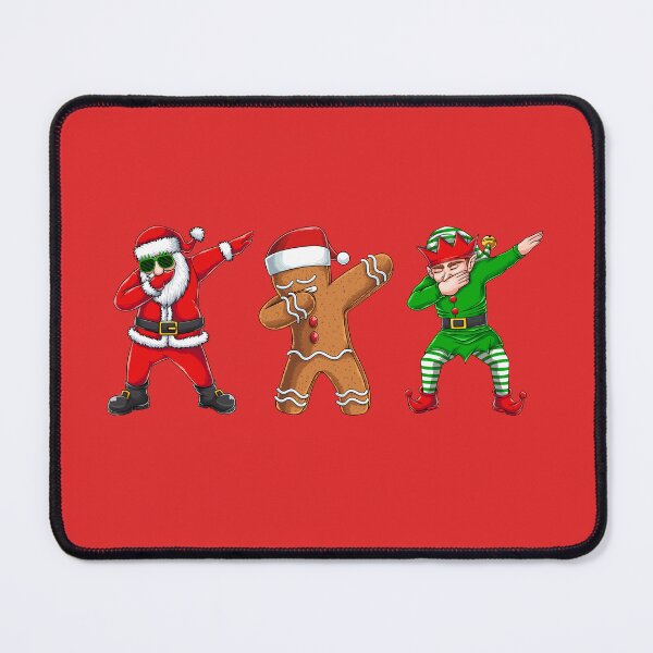 Item preview, Dab Dance Santa Claus Gingerbread Man Elf Christmas Xmas Pattern Cute designed and sold by SZPdezigns.