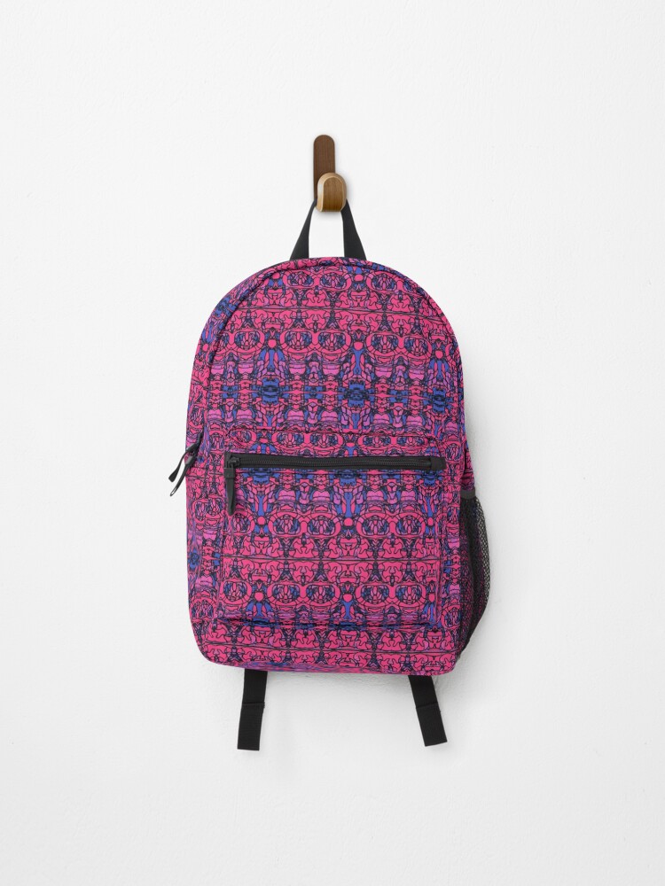 Thumbnail 1 of 3, Backpack, red floral background designed and sold by Addylee08.