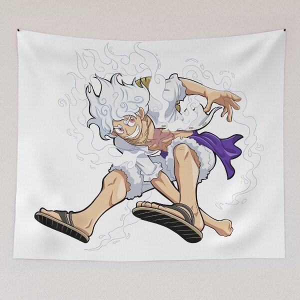 Item preview, Energetic Pirate Anime Character with White Hair designed and sold by DZRart.