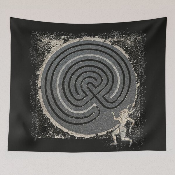 Item preview, Ancient Greek Mythology Minotaur Labyrinth Crete Knosis designed and sold by AuroraXGreen.