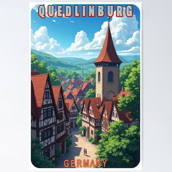 Item preview, Quedlinburg - Germany designed and sold by WhereTheFunIs.