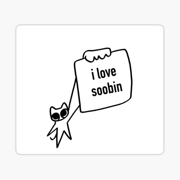 Artikel-Vorschau von ich liebe Soobin-Aufkleber txt, designt und verkauft von maomoa553.