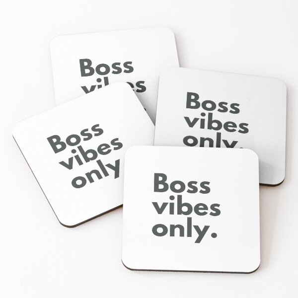 Item preview, Boss vibes only.  designed and sold by Melszx.