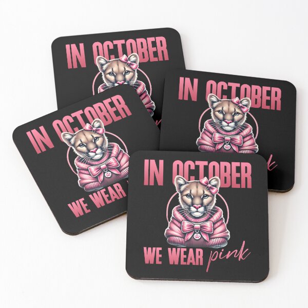 Item preview, Cute Cougar Pink Breast Cancer Awareness Design for Women designed and sold by Victor Shadehorn.