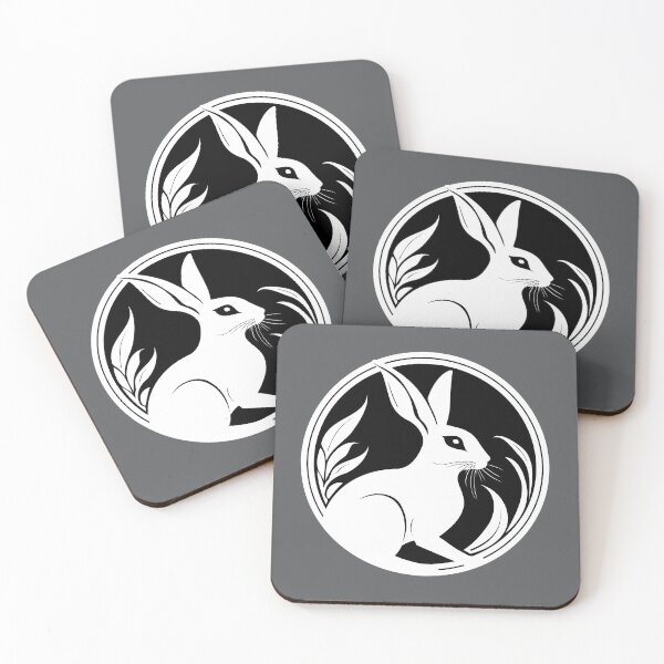 Item preview, Wild Hare White Rabbit Simple Nature Art designed and sold by LucentJourneys.