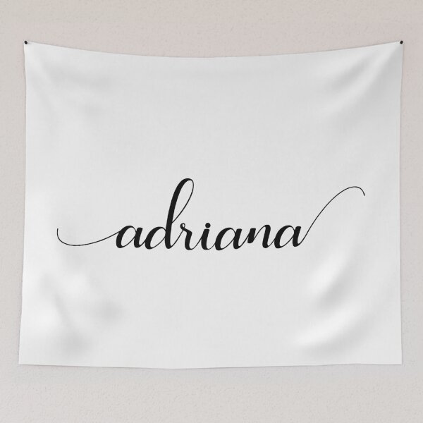 Item preview, Adriana - Custom name on delicate black cursive font designed and sold by To the Lua.