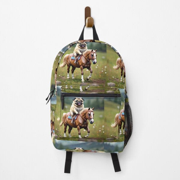 Item preview, Little puggy horsey Rider designed and sold by pug-maniac.