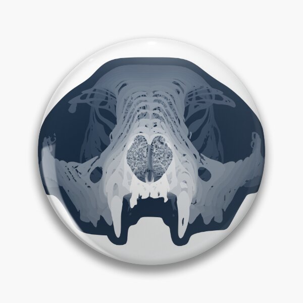 Item preview, Cat Skull, Blue Tomo Slices designed and sold by April Neander.