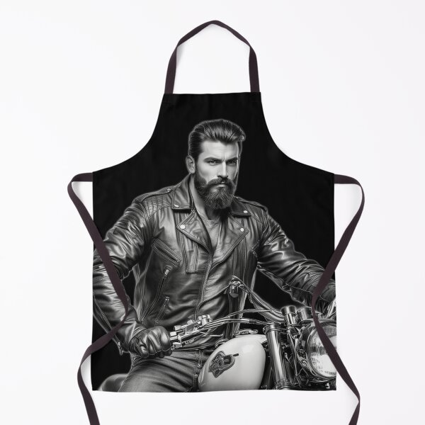 Item preview, Bearded Leather Biker Daddy Berlin German Pride Graphic Design designed and sold by ItsAKinkThing.
