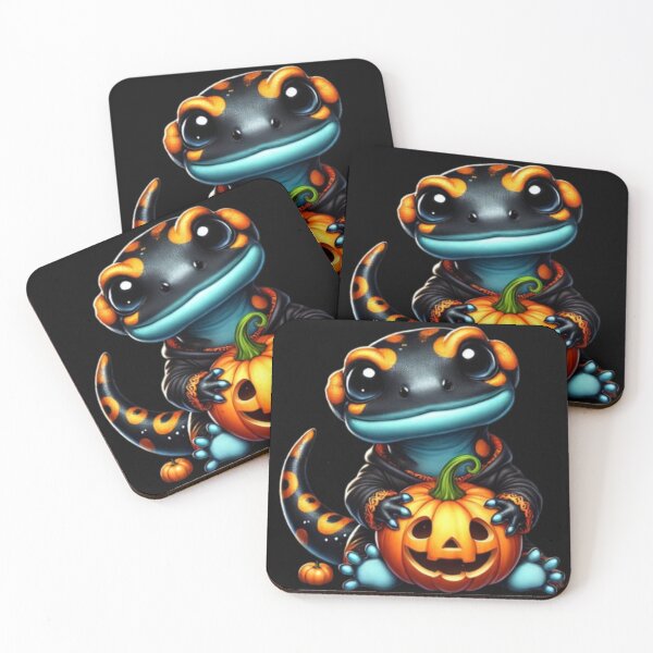 Item preview, The Mystical Salamander and His Magic Pumpkin designed and sold by AmigosFurEver.