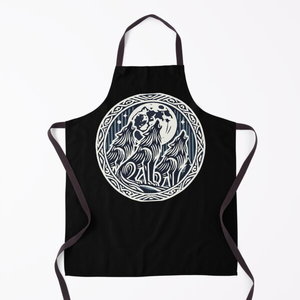 Item preview, Three Wolves Howling at the Full Moon Nature Art designed and sold by Victor Shadehorn.