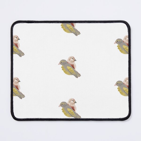 Item preview, Green finch and linnet bird designed and sold by Usagiitsukii.
