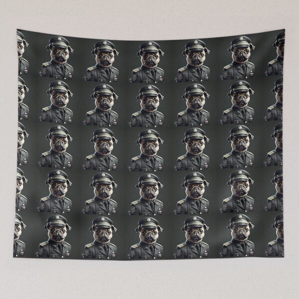 Item preview, Puggy Soldier designed and sold by pug-maniac.