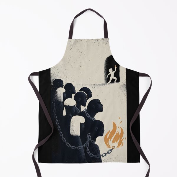Item preview, The Man Escaping Plato's Cave designed and sold by Idea-Artwork.