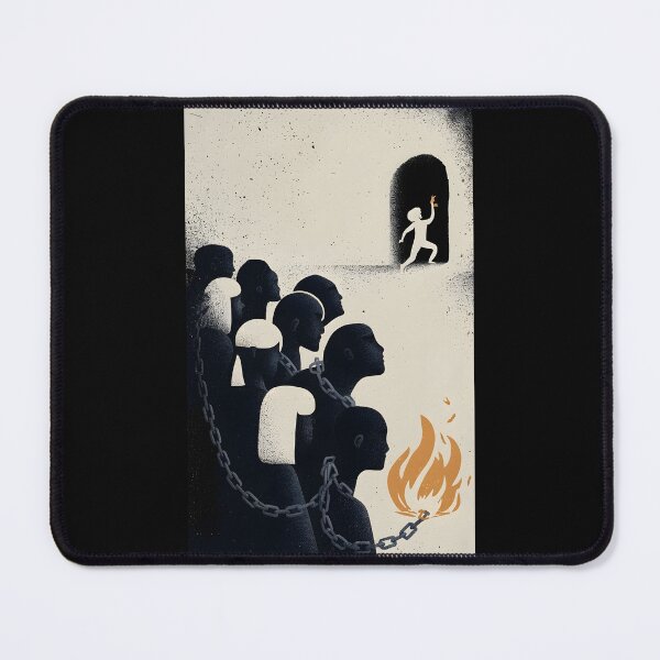 Item preview, The Man Escaping Plato's Cave designed and sold by Idea-Artwork.