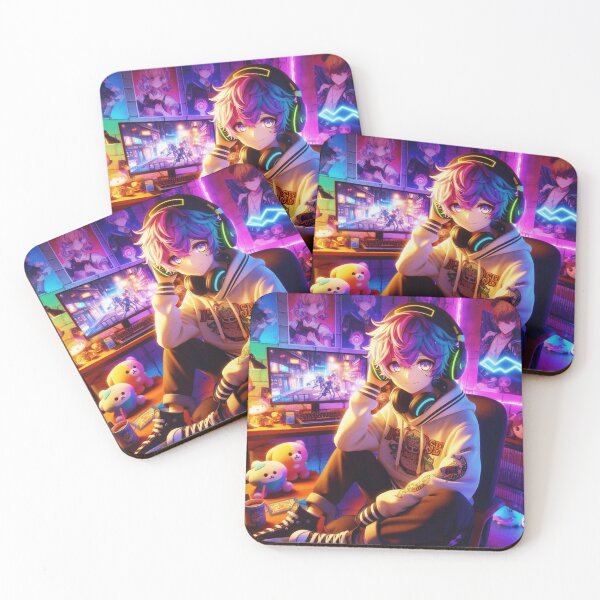 Item preview, Anime gamer boy designed and sold by lingping12969.