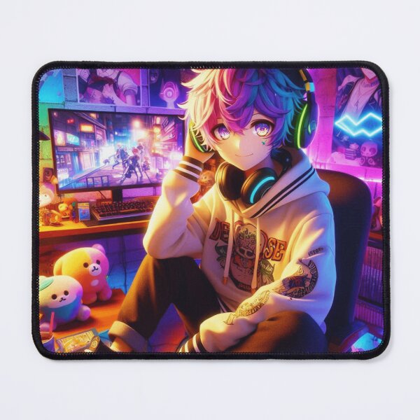 Item preview, Anime gamer boy designed and sold by lingping12969.
