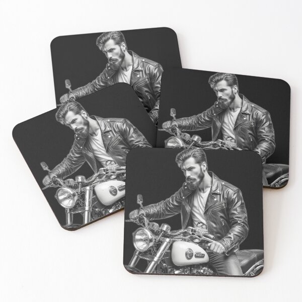 Item preview, Scruff Leather Biker Daddy Berlin German Pride Graphic Design designed and sold by ItsAKinkThing.