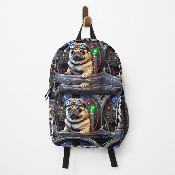 Item preview, Puggy time traveler designed and sold by pug-maniac.