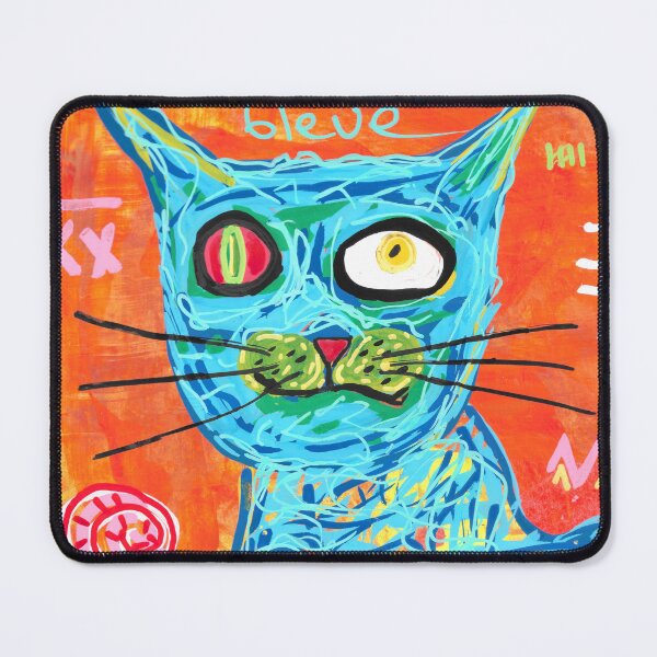 Item preview, Chat Bleue designed and sold by Peoples-Dog.