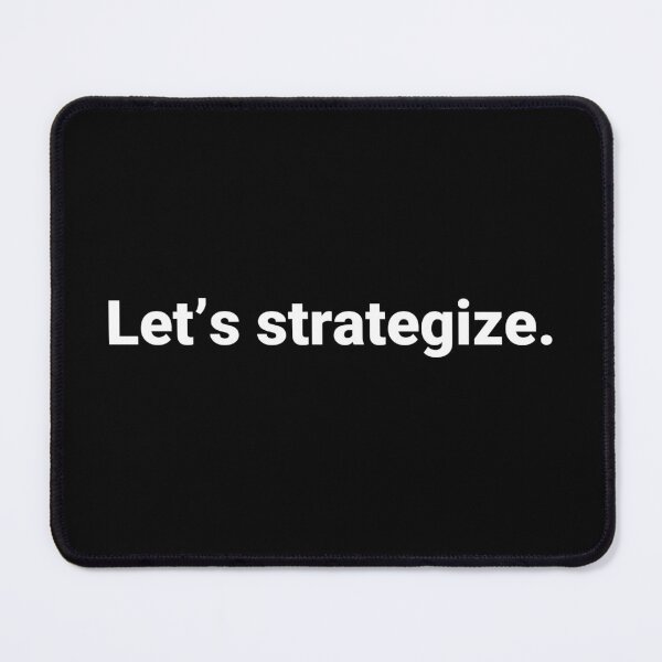 Item preview, Let’s strategize. designed and sold by Text-based T-Shirts and Gifts.