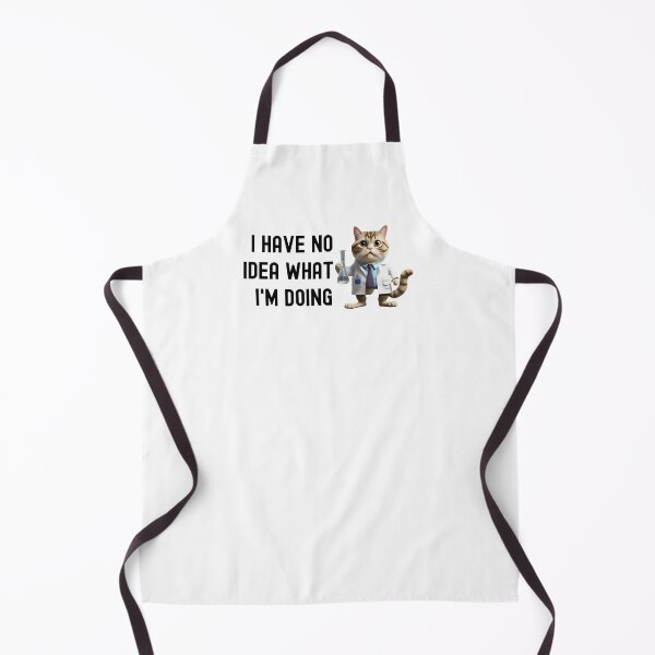 Item preview, I Have No Idea What I'm Doing - Science Cat, Experiment Cat, Geeky Cat Lover, Laboratory Cat, Geek Cat, Nerd Cat designed and sold by jadedscientist.