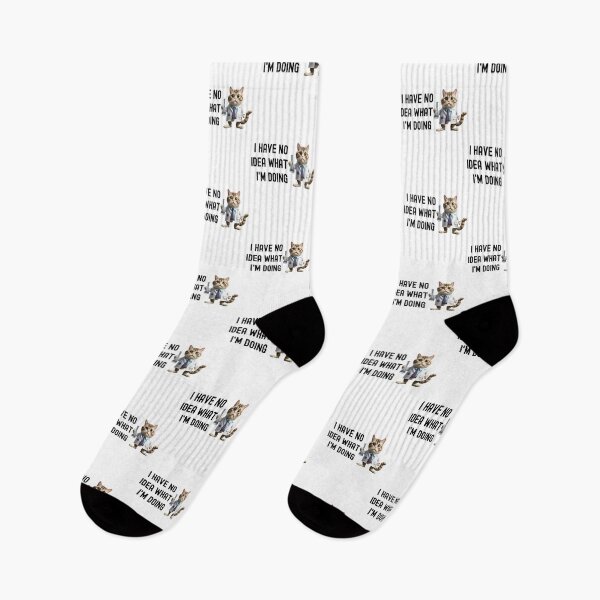 Item preview, I Have No Idea What I'm Doing - Science Cat, Experiment Cat, Geeky Cat Lover, Laboratory Cat, Geek Cat, Nerd Cat designed and sold by jadedscientist.
