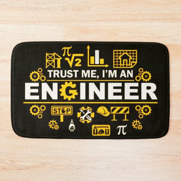 Item preview, Trust Me I'm an Engineer - Funny Engineer Humor Design designed and sold by BubbleSpy.