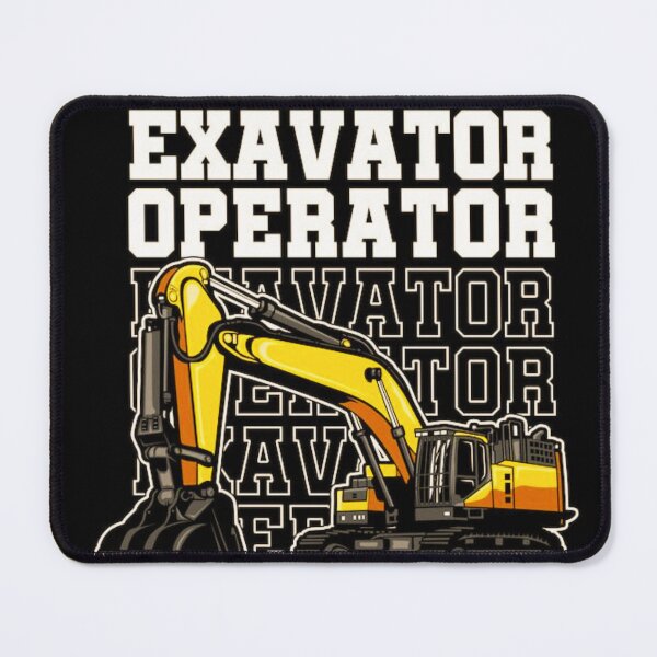 Item preview, Excavator Construction Equipment - Heavy Machine Operator Design designed and sold by BubbleSpy.